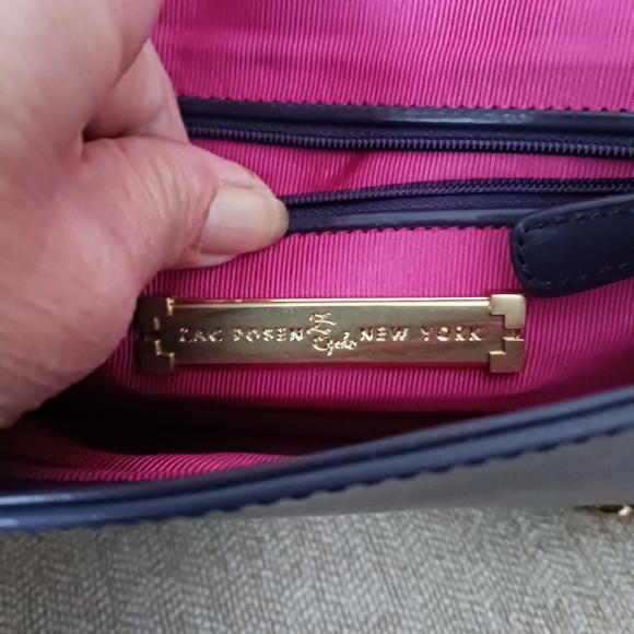 Zac Posen New York purple bow leather shoulders bag - Picture 9 of 12